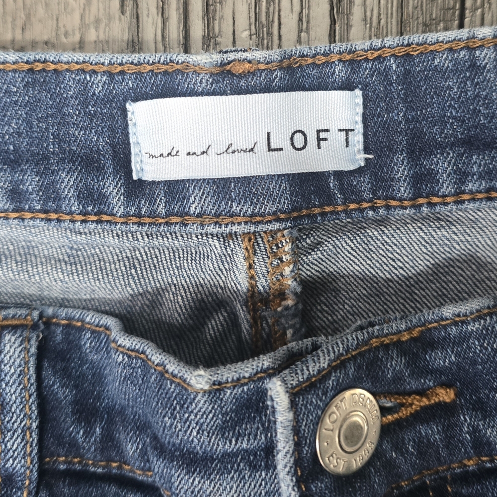 LOFT Blue Flare & Wide Leg Jeans - Picture 6 of 6